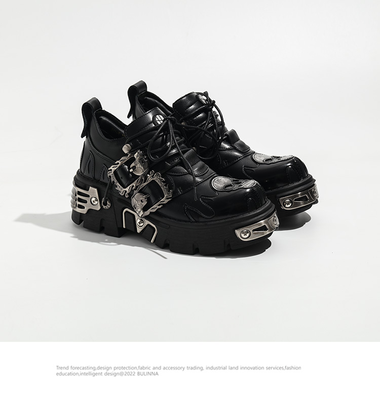 Gothic y2k skull shoes yv51310 – Youvimi