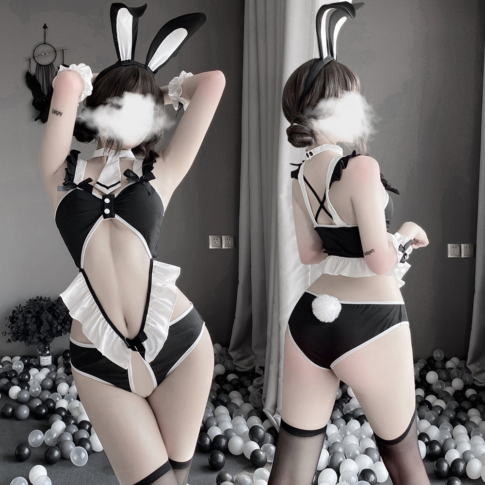 Review for Cute gray bunny one-piece suit YV44535-1 main image 1