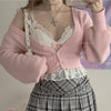 Pink sweater jacket  yv50497