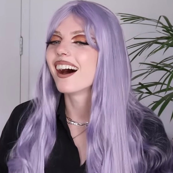 Review for Harajuku Black Gray Wig YV43016 main image 0