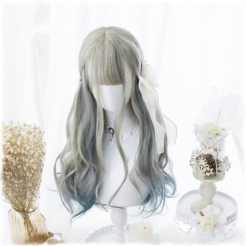 Japanese lolita brown long wig yv42798