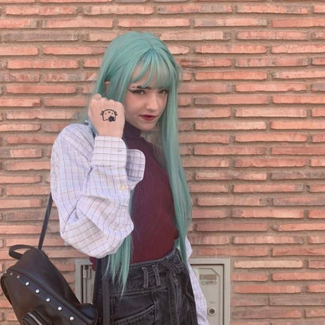 Review for lolita blonde long straight wig yv30884