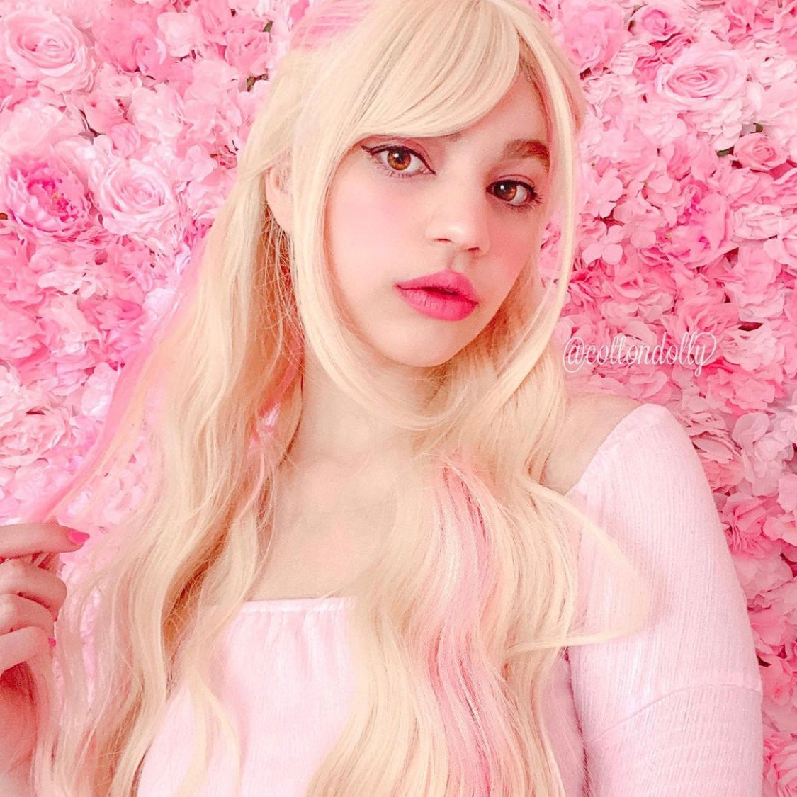 Review For Lolita Blue Pink Gradient Cos Wig Yv40603 main image 1