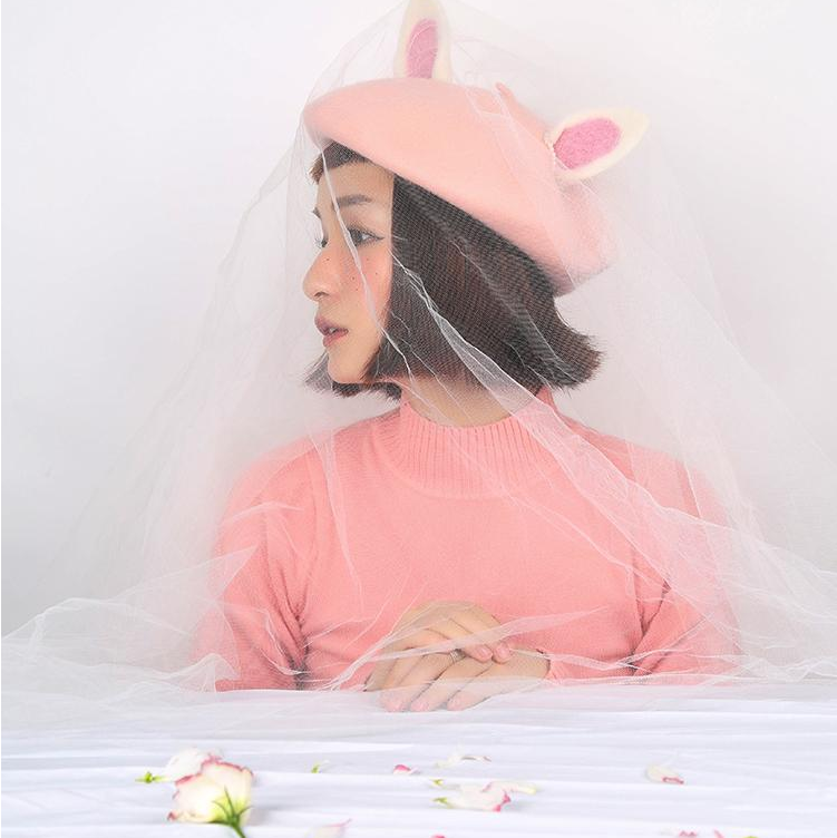 Cute handmade woolen  ear cap YV16036 main image 0