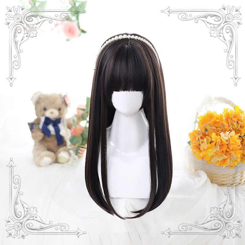 Lolita gem color long straight wig YV43661 main image 0