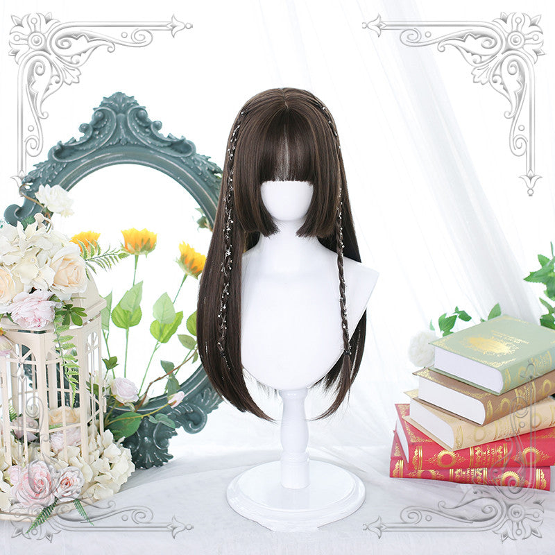 Review for Lolita red long straight wig yv42299 main image 1