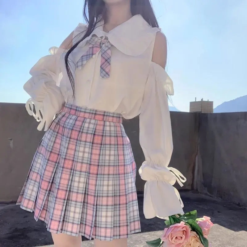 Review For Japanese Jk Uniform Shirt YV40712