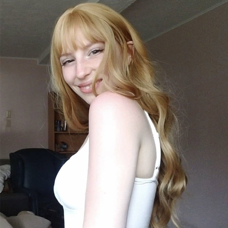 lolita cream gold wig yv42803