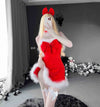 Plush bow Christmas dress yv31919