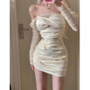 Word shoulder dress yv31539