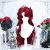 Lady Rose Full Headgear Lolita Long Curly Hair YV475834