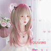 Yarn Gold Gradient Pink Wig YV476006