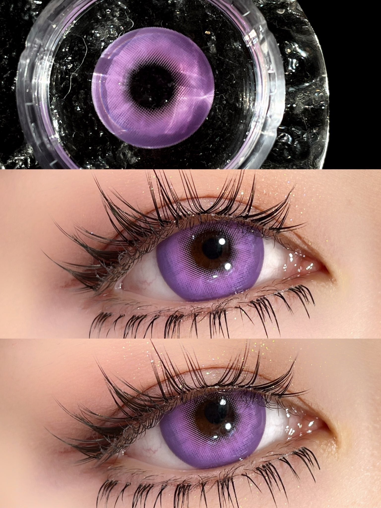 VIOLET TINTED CONTACT LENSES YV60083
