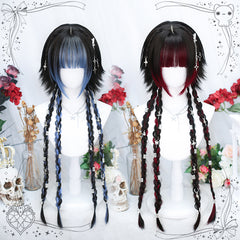 Japanese Style Highlight Dyed Long Wig YV475828