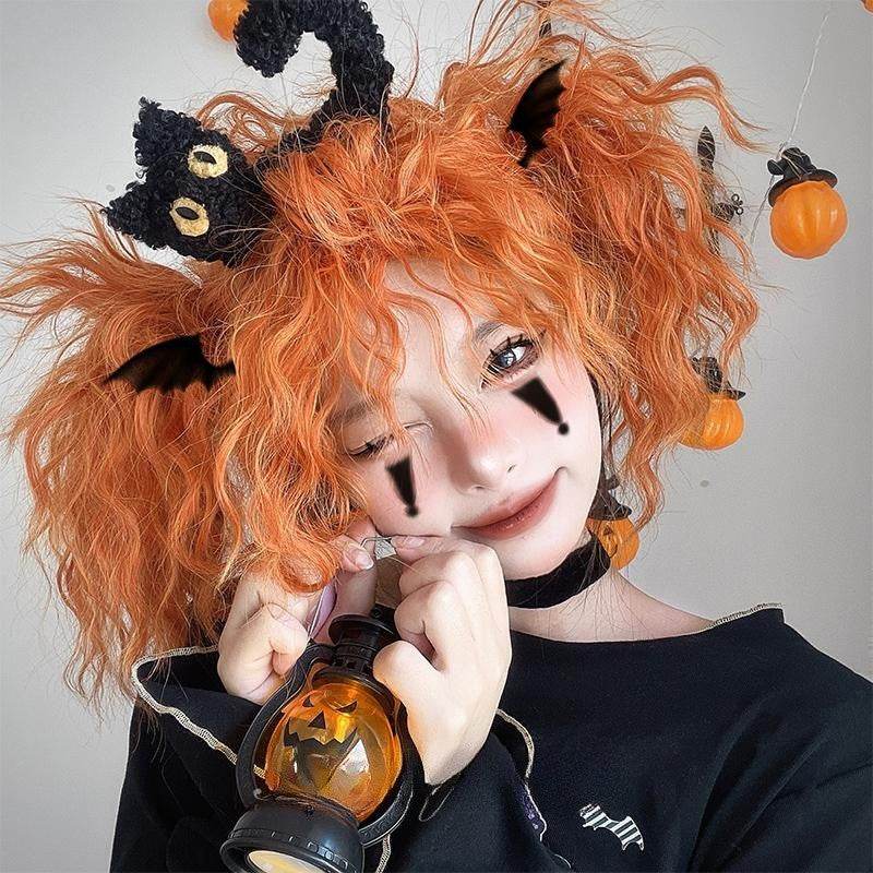 Lolita Halloween Full Headgear Long Curly Hair YV475782