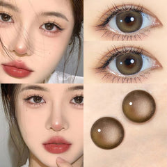 Daily Brown Contact Lens (Two Pieces ） YV475884