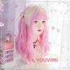 Gold Pink Purple Tricolor Gradient Wig YV476001