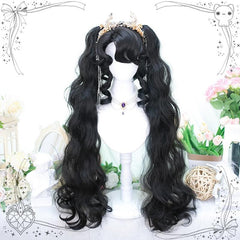 Lolita Black Double Ponytail Natural Wig YV476055