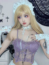 PURPLE GOTHIC LACE CAMISOLE YV47386
