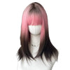 Black and pink gradient wig  yv50417