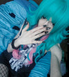 lolita blue green pink gradient wig yv31985