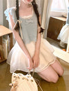 Cute knitted vest with flying sleeves YV50085