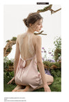 Lace satin suspender nightgown  yv50280