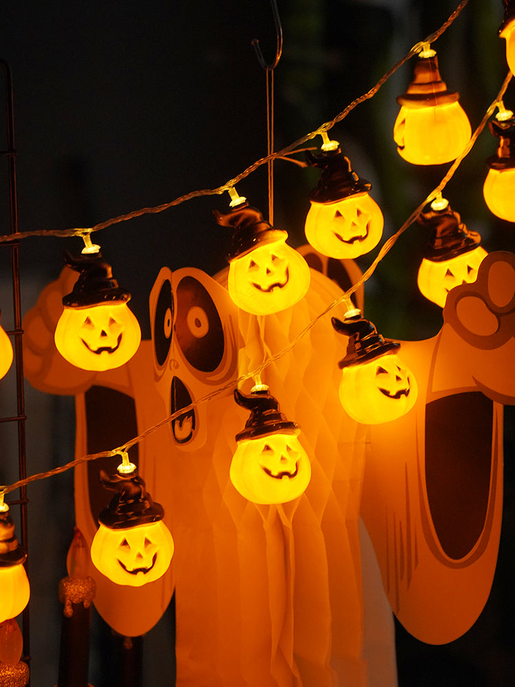 Halloween pumpkin skull lantern yv31783