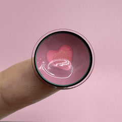 cute heart green contact lenses(TWO PIECES) YV47390