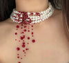 Halloween vampire necklace yv31781