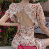 Floral Backless Dress YV50003