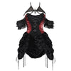 Dark Gothic Halloween Dress yv31771