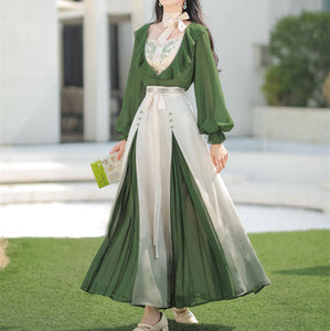 Improved Hanfu three-piece suit yv31634