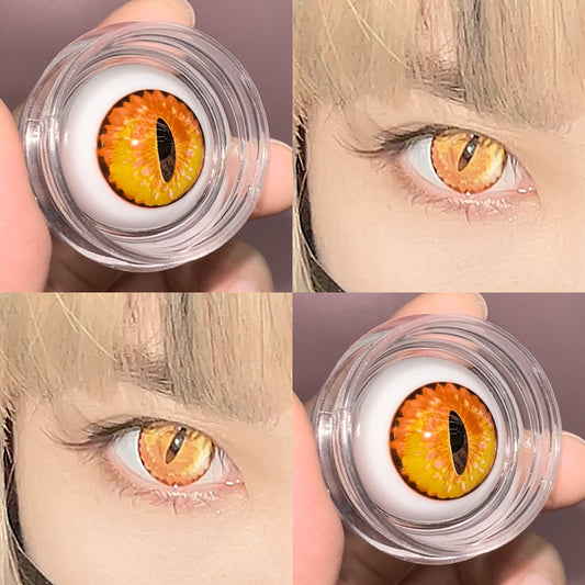 orange contact lenses(two pieces) YV50008