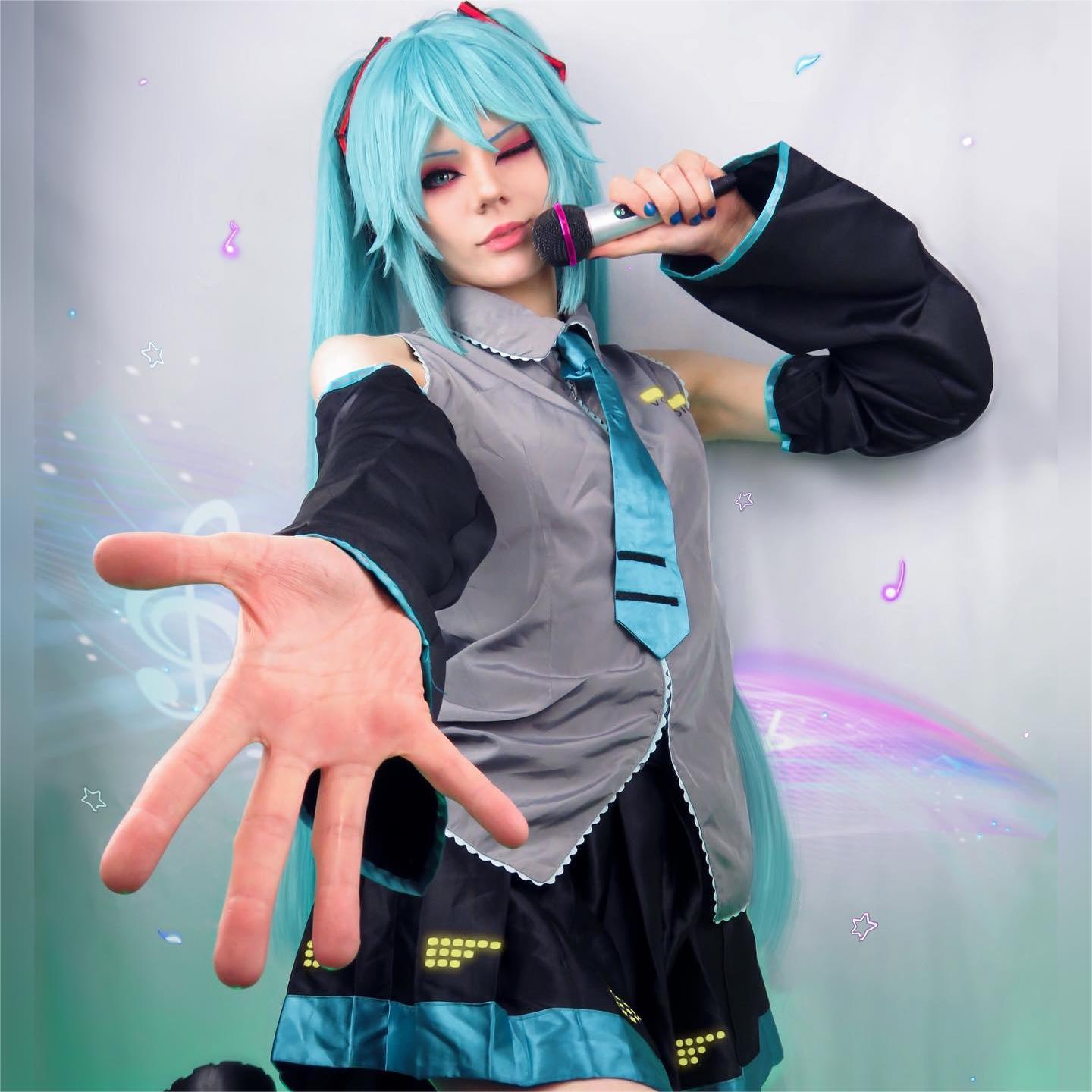 Review for Hatsune Miku cosplay wig yv31058