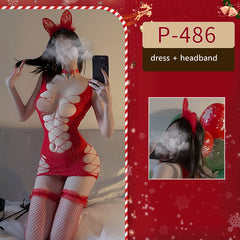Christmas uniform net dress yv31821