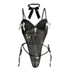 strappy lace bodysuit+headgear yv50379