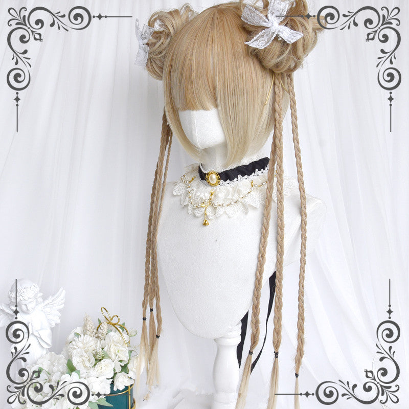 Lolita flower group double ponytail wig yv31741