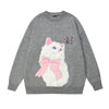Cute cat sweater yv31962