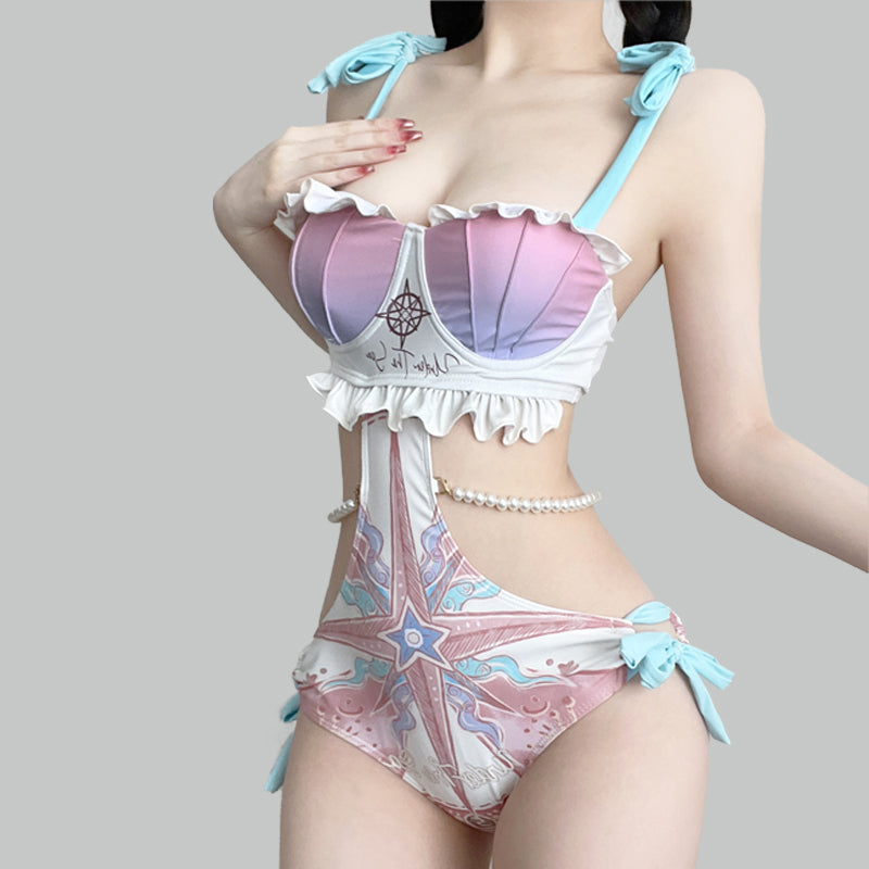 Cute shell mermaid swimsuit yv31529