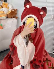 Fox cape shawl yv31736