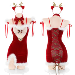 Christmas elk dress set yv31517