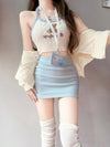 Sweet Knit Skirt Set  YV50174