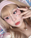 Blue contact lenses (two pieces) yv31374