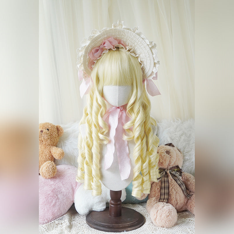 Review for Lolita red curly wig yv30341