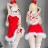 Plush bow Christmas dress yv31919
