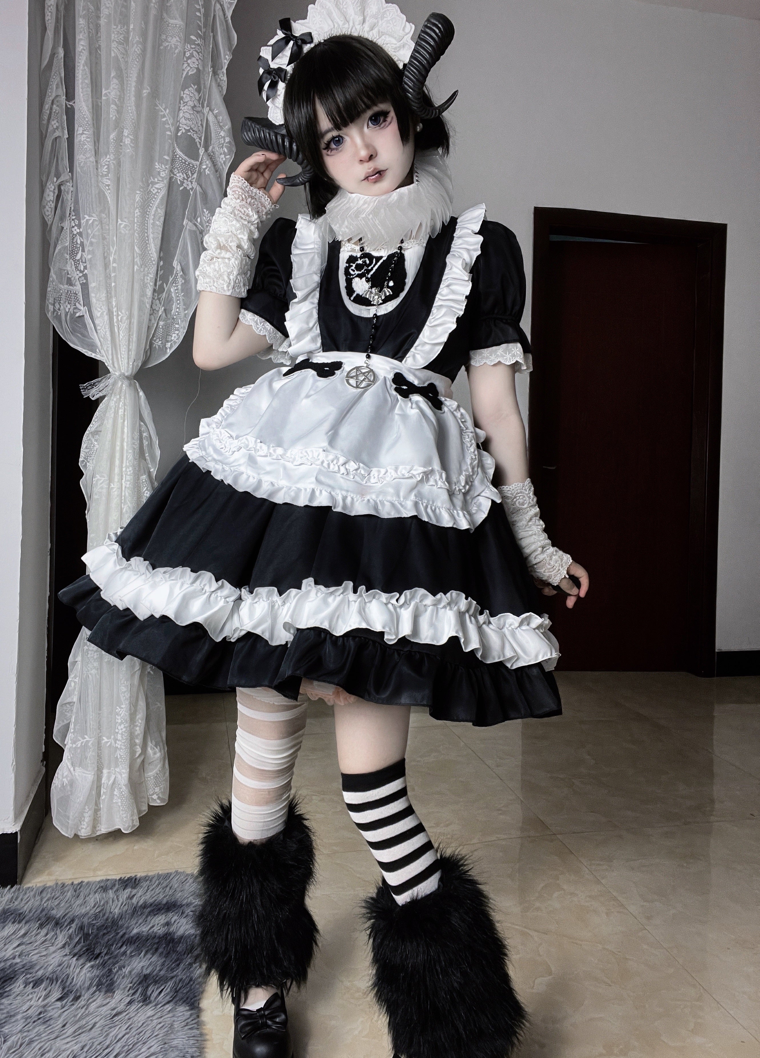 Cute kitten maid costume YV50271