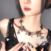 Halloween spider necklace yv32145