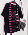 Ghost puppy T-shirt + scarf yv25005