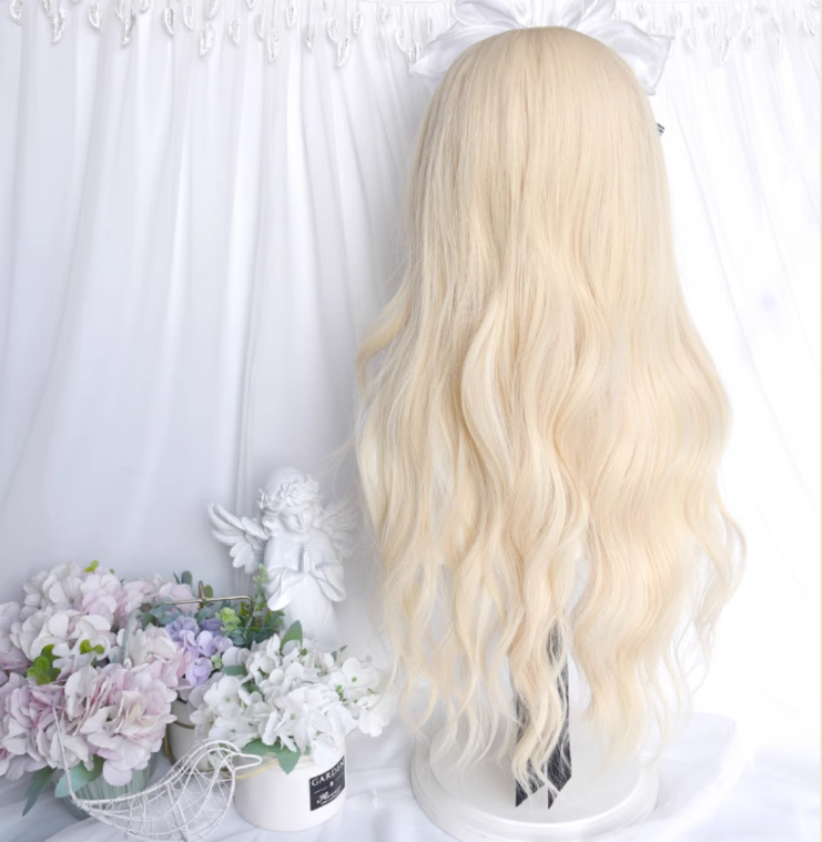 lolita golden curly wig yv31740